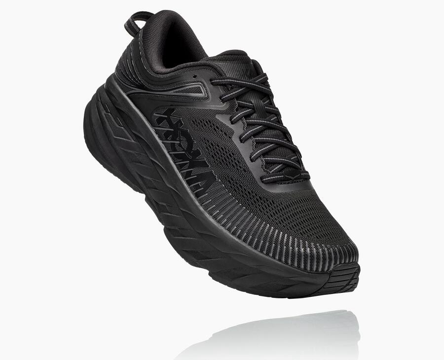 Tenis Hoka One One Masculino Pretas - Bondi 7 - 921-ZGCHTF